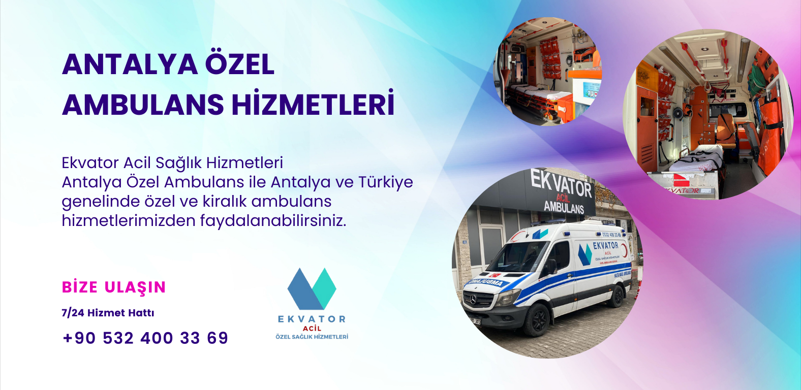 Antalya'da özel ambulans kiralama